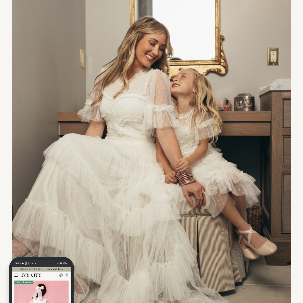 Green Ivy City Co, Matching Dress, Green